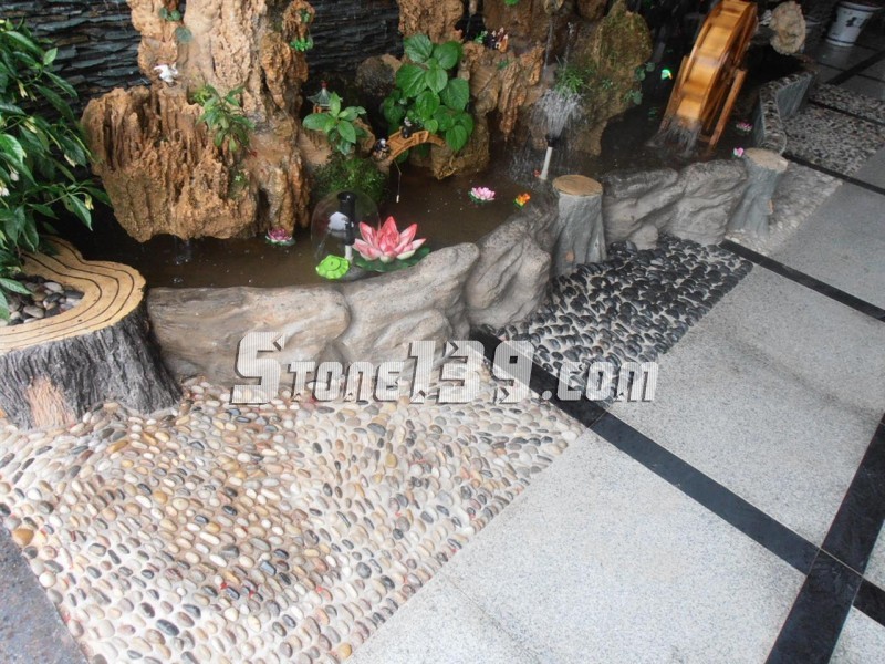 花崗巖園林石材地鋪裝飾應用