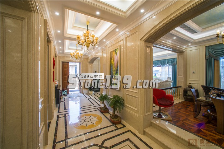 錦盛石業(yè)工程案例之臺(tái)州楊家山一號(hào)石材別墅