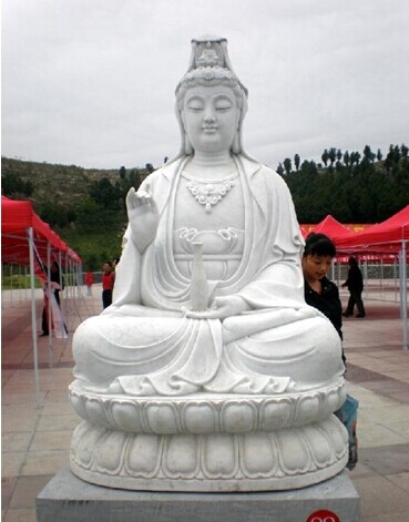 福建石雕現貨觀音，石雕四面觀音菩薩，觀音實力廠家