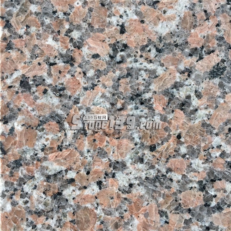 廣西岑溪花崗巖粉紅麻、楓葉紅、海棠紅、三堡紅石材的對(duì)比