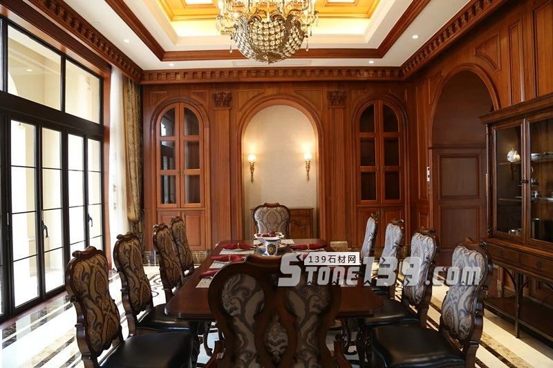 大理石豪宅家裝，中信山語湖別墅