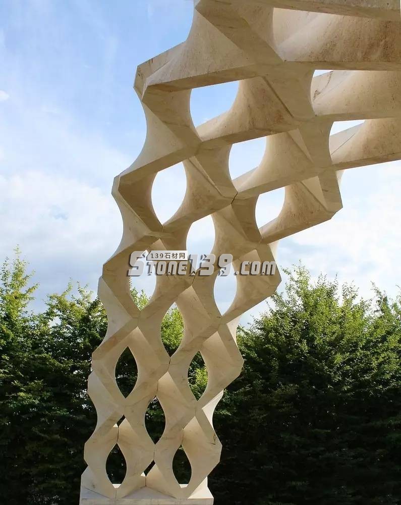 用(意大利)原石打造的拱形石材拋物線拱形預制結構