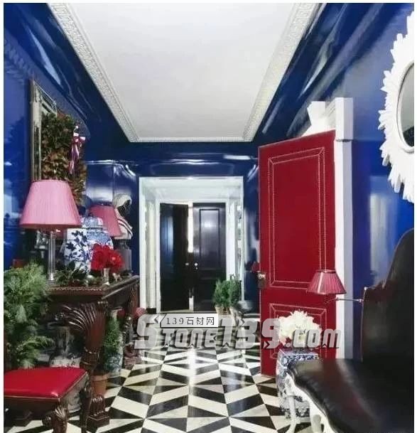 黑與白，經(jīng)典的石材拼接藝術(shù)