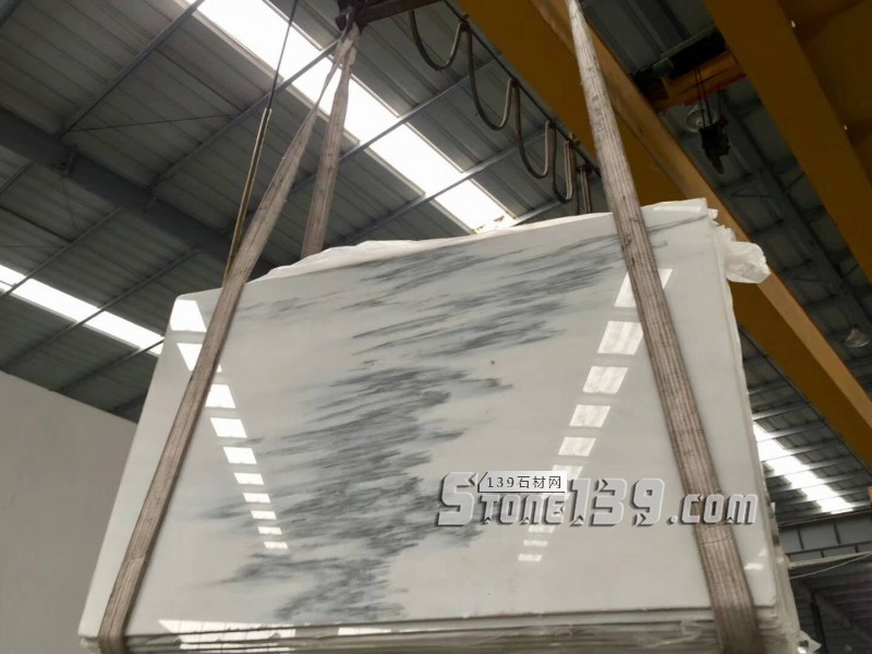 水墨白大理石介紹（中國版魚肚白）