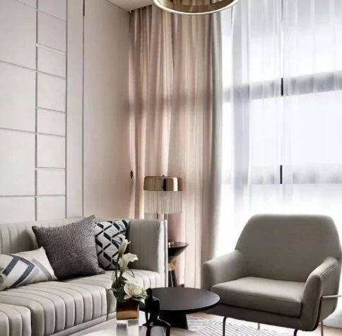 長沙綠白黑大理石設(shè)計裝飾案例 