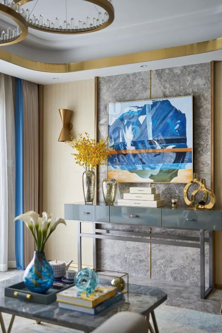 黃銅與大理石的組合 打造家居時尚