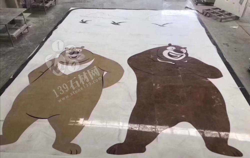 水刀拼花石材加工廠就應該這樣玩出新高度