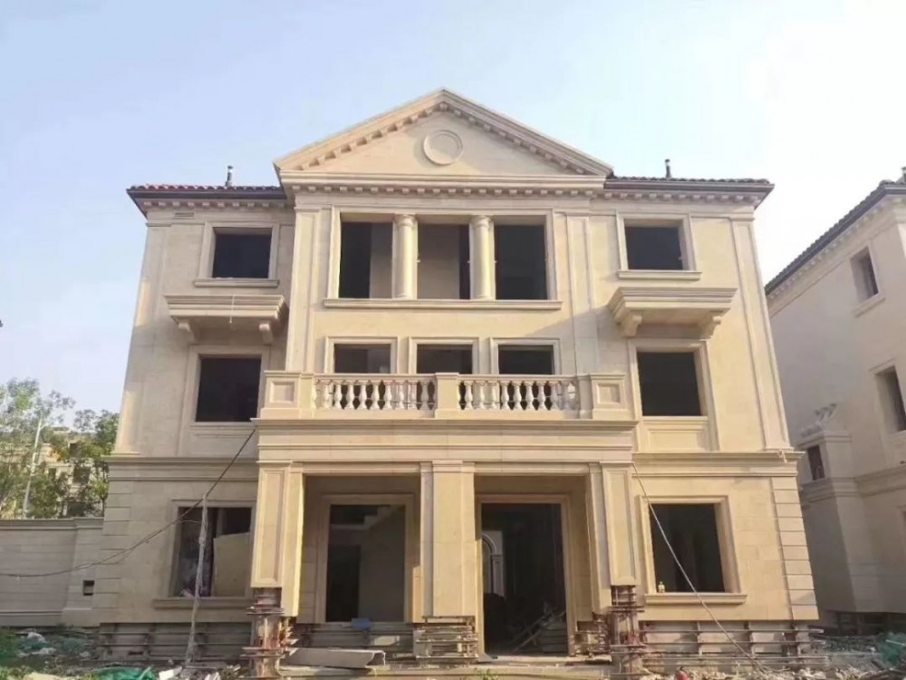 貝魯特（溫莎米黃）大理石外墻裝飾應用案例欣賞