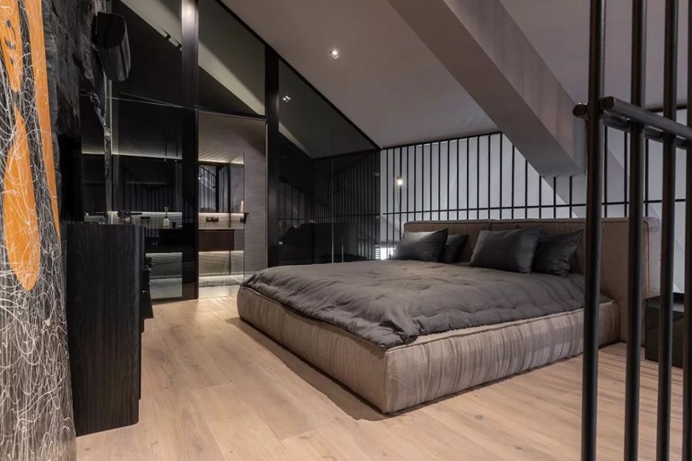 黑色石材自然面背景墻裝飾