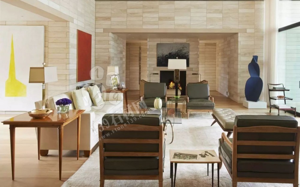 為什么洞石這么受歡迎，看看這個全石材裝飾您應該有答案了