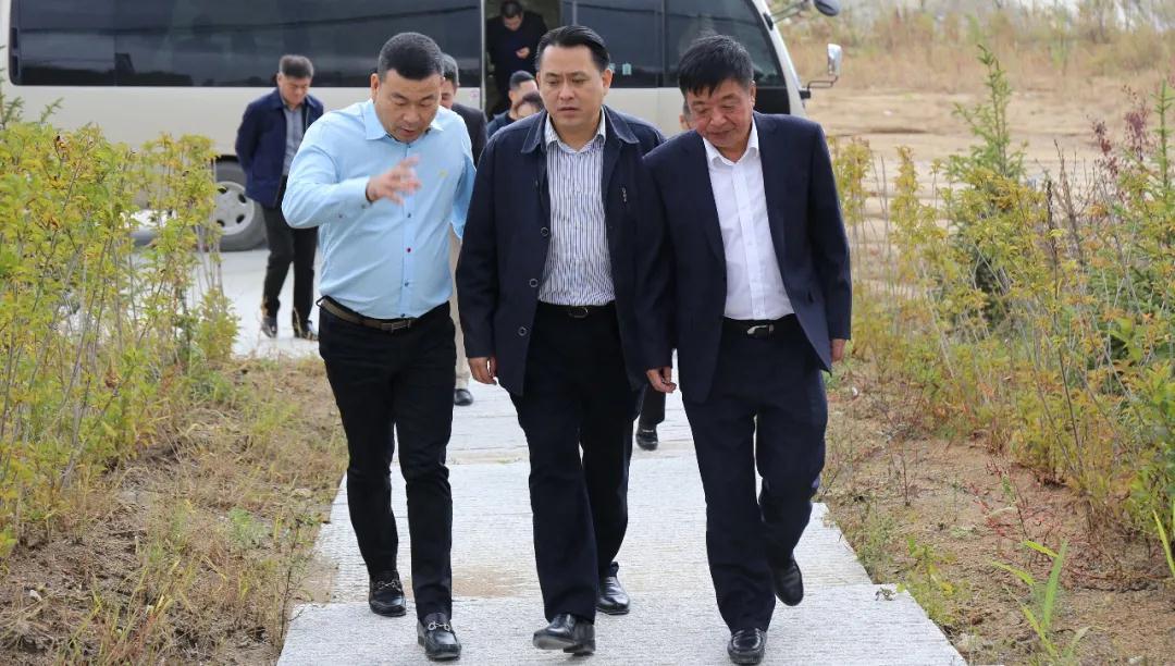 廣西岑溪市委書記羅偉雄一行蒞臨中國北部(蛟河)石材循環(huán)經(jīng)濟(jì)產(chǎn)業(yè)園考察