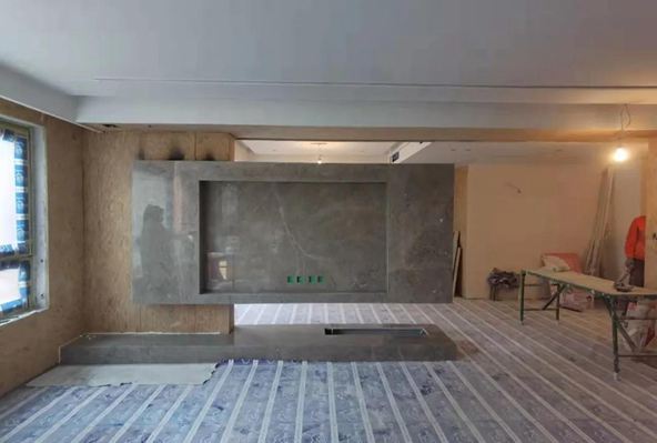 “懸空”石材背景墻怎么設計？怎么安裝？