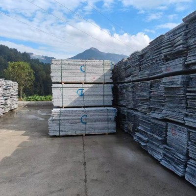 湖南芝麻灰花崗巖毛板 / 成品板材